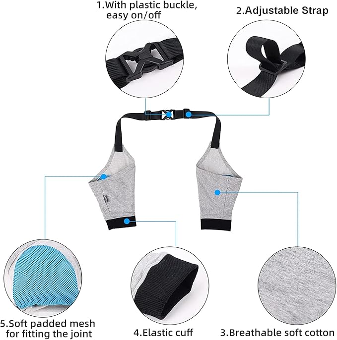 HDKUW Dog Elbow Protector for Calluses, Recovery Suit for Front Legs, Cone Collar Alternative to Stop Licking Wounds, Cover Sleeve for Small Medium Large Dogs (XL)