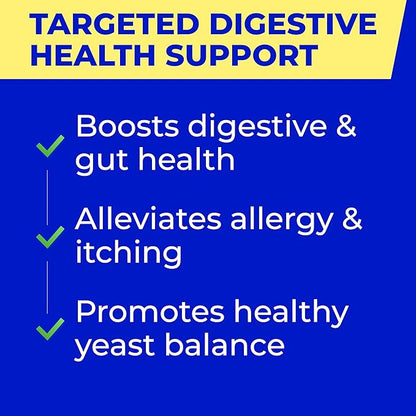 PAWFECTCHEW Pet Probiotics for Dogs & Digestive Enzymes for Dogs | Gut Health & Digestive Function Support | Pumpkin & Omega | Prebiotic Supplement Chews