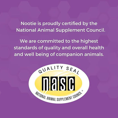 Nootie Progility Dog Calming Supplement for Stressful Situations & Daily Support – Supports Calm Behavior & Emotional Balance with Melatonin, Soft Calming Chews (90 Count)