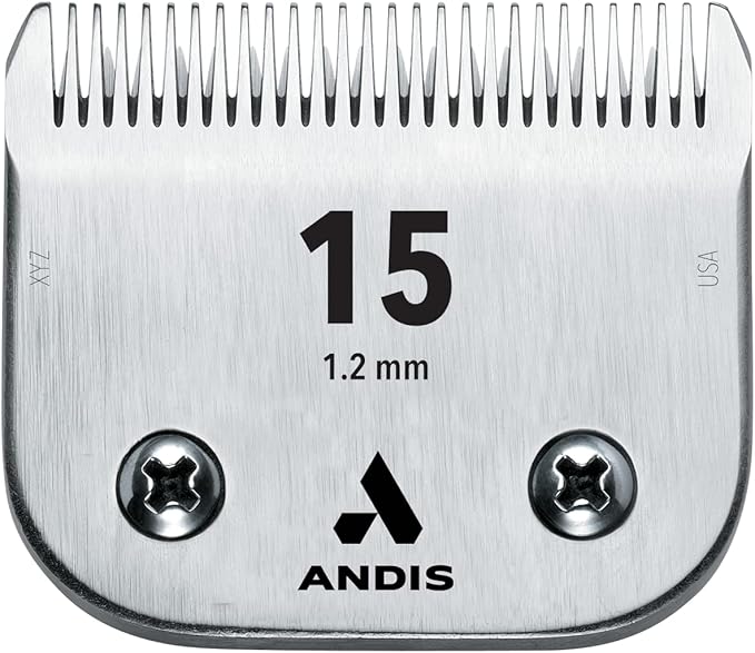 Andis 64072 UltraEdge Detachable Blade – Carbon Steel Pet Clipper Blade, Professional Grooming Performance