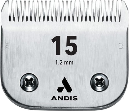 Andis 64072 UltraEdge Detachable Blade – Carbon Steel Pet Clipper Blade, Professional Grooming Performance