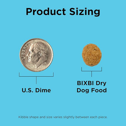 BIXBI Liberty Grain-Free Dry Dog Food, Beef Recipe – Fresh Meat, High Protein, No Meat Meals – USA Made, 4 lbs
