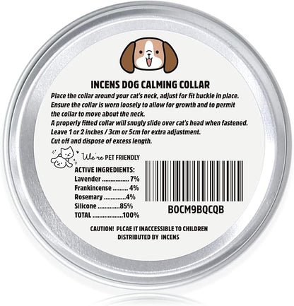 Calming Collar for Dogs, Designed to Alleviate Anxiety in Dogs, is Adjustable and Lasts for 45 Days. It is Suitable for Small and Large Dogs, and Comes in Purple - 1 Pcs