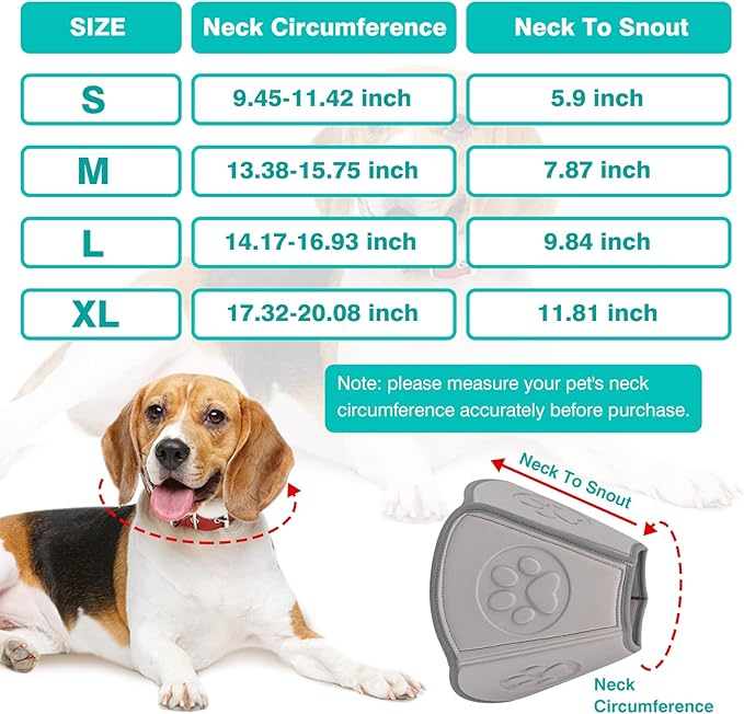 Soft Dog Cone Pet Cone Dog Recovery Collar Cone for Dogs After Surgery,Adjustable Dog Cone Collar for Large Medium Small Dogs Elizabethan Collar