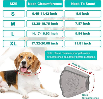Soft Dog Cone Pet Cone Dog Recovery Collar Cone for Dogs After Surgery,Adjustable Dog Cone Collar for Large Medium Small Dogs Elizabethan Collar