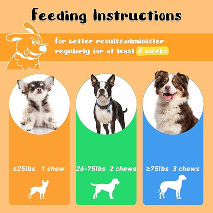 Dog Allergy Chews for Skin Itching, Itch Relief for Dogs, Allergy Support Multivitamin for Seasonal Allergies,Omega 3 Fish Oil for Healthy lmmune System Support, 120 Chews, Chicken Flavor