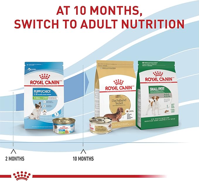 Royal Canin Size Health Nutrition X-Small Puppy Thin Slices in Gravy Dog Food, 3 oz (Pack of 24)