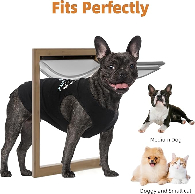 2 Pack Medium Dog Door Replacement Flaps with Screw, Pet Door Replacement Flap Compatible with PetSafe Freedom PAC11-11038, Weather-Proof & No Warped,Dog Door Flap Measures 12 7/8'' × 8 1/8''