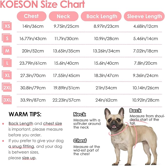 KOESON Dog Recovery Suit Hind Leg, Recovery Sleeve for Female Male Dogs, Pet Leg Sleeve to Stop Licking, Pet Rear Leg Wound Cover, Dog Spay Onesie for Wound Heal Care