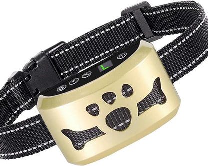 Dog Bark Collar, Anti Bark Collars for Large Medium Small Dogs with 7 Level Sensitivity Adjustable and 4 Stop Barking Modes, Rechargeable Bark Collar No Shock for Dogs with Beep Vibration Shock