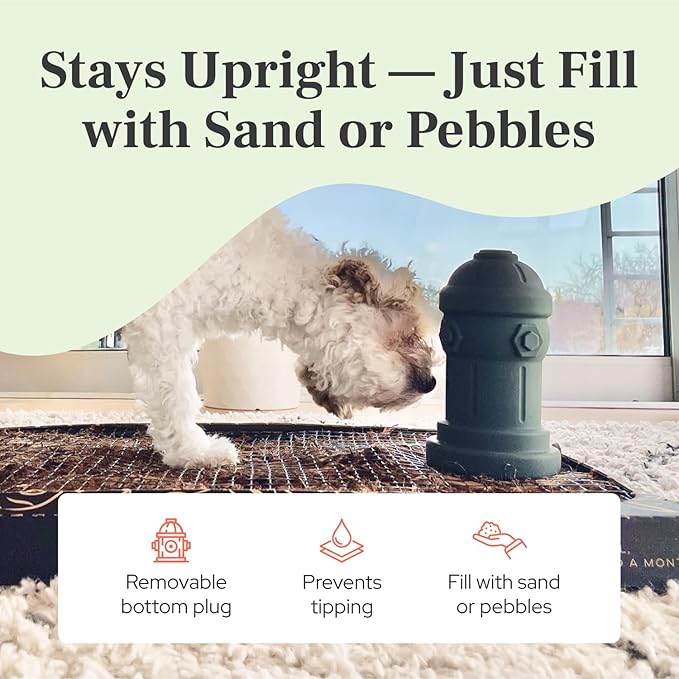 Small Dog Fire Hydrant 4x7 Silicone Soft Potty Training Aid for Small Breeds Under 10lbs Toy Breeds Indoor Outdoor Training Red