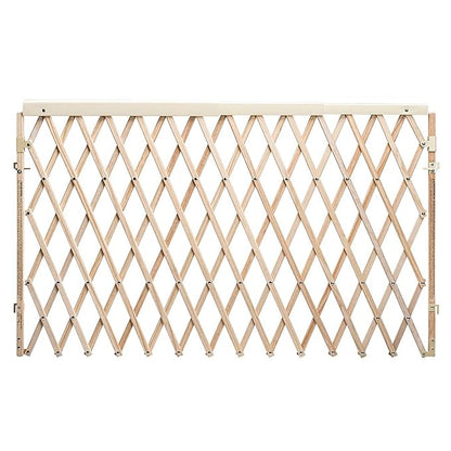Evenflo Expansion Walk-Thru Room Divider Baby Gate (Natural Wood)