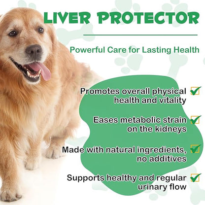Pet Kidney Support for Dogs, Veterinarian Formulated, Supports Healthy Kidney Function in Dogs, Promotes Overall Physical Health and Vitality, Herbal Supplement, Easy to Absorb, 2 oz