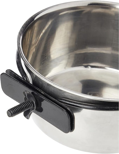 CLASSIC Pet Products Coop Cup Stainless Steel Fixed Feeding Bowl, 600 ml