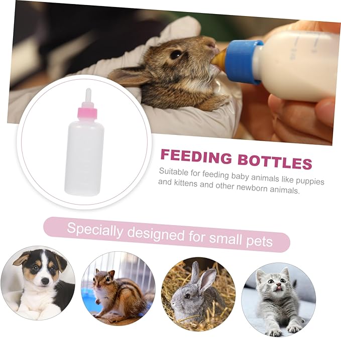 Pet Nursing Bottle for Puppy Kitten Small Pet Feeding Milk Replacer Silicone Bottle Kit