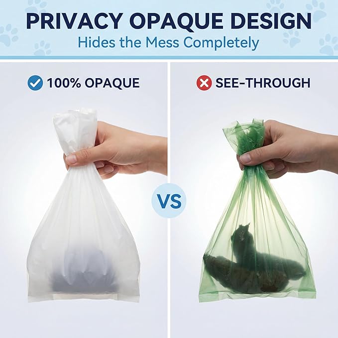 Greesum Extra-Thick Convenient Poop Bags for Dog Walking
