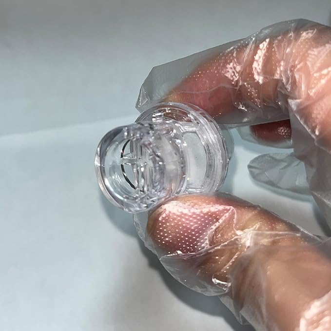 Cat/Dog Inhaler Aerosol Chamber with Valve - Round Silicone Material Cover, Transparent Version (Small)