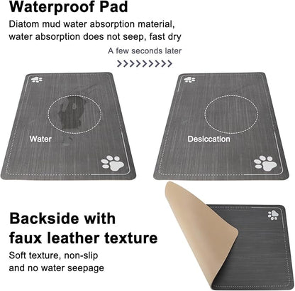 RIZZARI Automatic Dog Water Dispenser: 7L Black Stainless Steel Feeder with Auto-Refill - Elevated Design Eases Joint Strain for Senior Dogs - Leak-Resistant Base - Ideal for Livingroom Bedroom