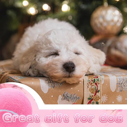 Banfeng Big Tennis Ball for Dogs, Giant Dog Tennis Ball Toy Large Outdoor Sports Gift for Small Medium Large Dog (Pink, 9.5 inch)