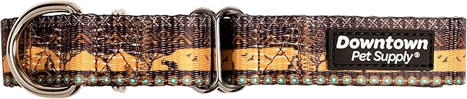 Downtown Pet Supply - Martingale Collar for Dogs - Dog Training Collar - Big, Wide & Thick Dog Collar - Escape-Proof, Weatherproof, Durable and Comfortable - Sahara - Large Dog Collar