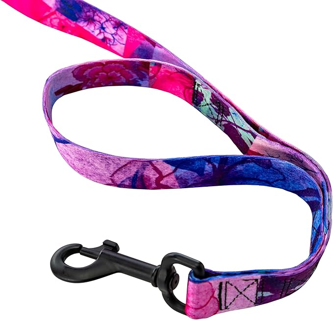 Wolfgang Heavy Duty Dog Leash, Pull-Tested for Walking & Training, Daydream Print, Dual Handle Large