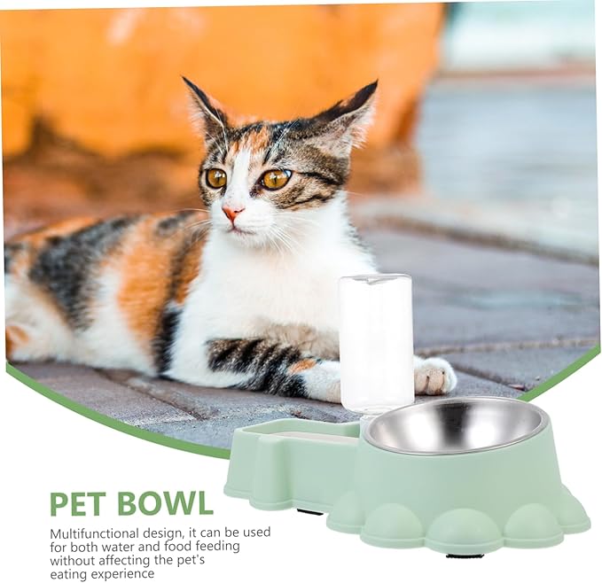 Dog Water Bowl Stainless Steel Portable Pet Feeder Food Container for Pet