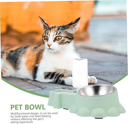 Dog Water Bowl Stainless Steel Portable Pet Feeder Food Container for Pet