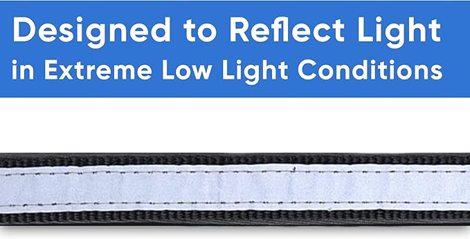 Pawtitas Lumberjack Padded Martingale Collar for Dogs | Soft Neoprene Dog Collar for Your pet's Comfort Made with Reflective Band for Maximum Visibility | Fits Small and Large Pets - Small Black