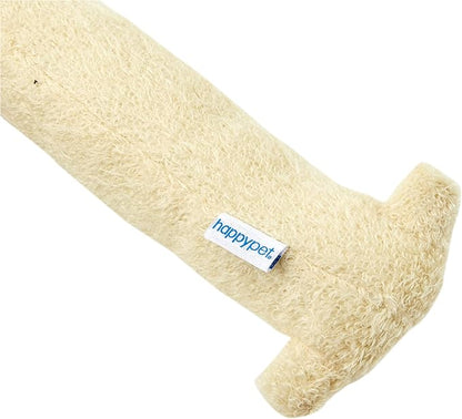Multipet Original Loofa Dog Plush Toy - Squeaky Toy for All Dogs - Extra Soft Plush - Stuffed Animal Dog Toys for Playing - Cute Dog Pet Toy (1 Count, 12”, Random Color Surprise)