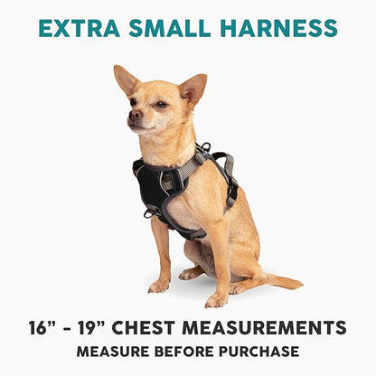 Embark Adventure Dog Harness for Small, Medium & Large Dogs – No Pull, Reflective Trim, Military Grade Nylon, 2 Leash Clips, Gel-Lined Handle, Soft Padded