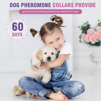 Tcllka Stress Separation Lasts 60 Days Relieve Bad Behavior 25 Inches Size Flexible Adjustable for All Small Medium and Large Dog