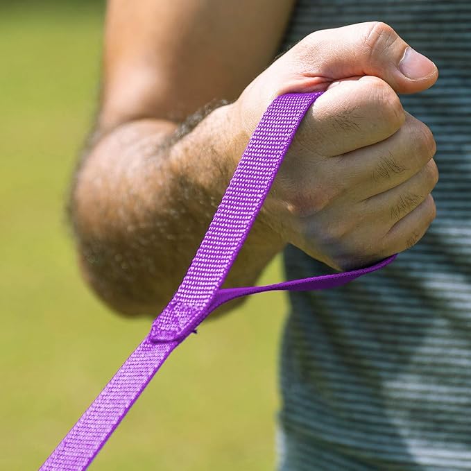 Hi Kiss Dog/Puppy Obedience Recall Training Agility Lead - 15ft 20ft 30ft 50ft 100ft Training Leash - Great for Training, Play, Camping, or Backyard Purple 50 Feet