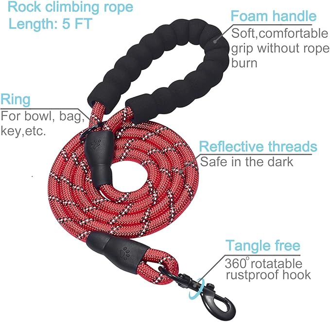 haapaw Martingale Dog Collar with Quick Release Buckle Reflective Dog Training Collars for Small Medium Large Dogs