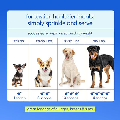 Native Pet The Daily Dog Vitamins & Supplements - 11-in-1 Multivitamin Powder for Dogs - Supports Whole Body Health, Digestion, Mobility & Immunity with Collagen, Glucosamine & Probiotics – 30 Scoops