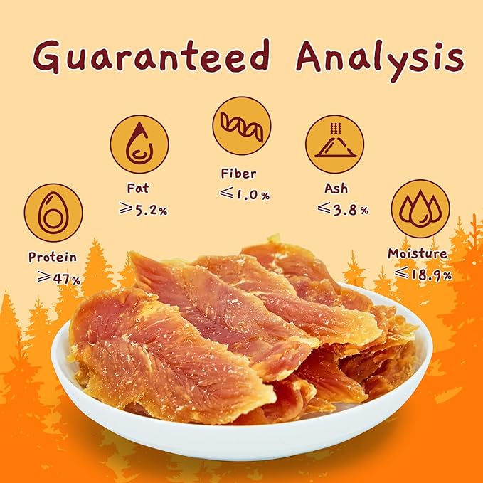Jungle Calling Dog Treats Chicken Jerky Training Treats, Slow Roasted Snacks for Medium and Large Dogs Chewy Treats 10.6 Ounce (Chicken Jerky)