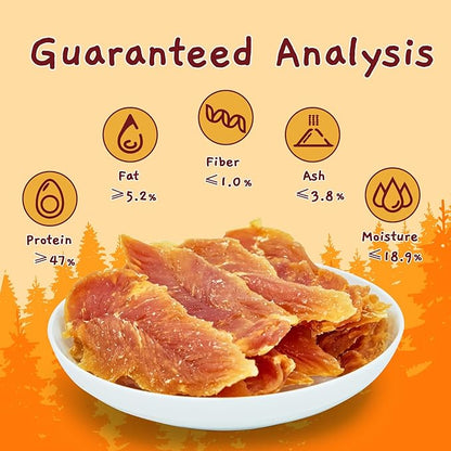 Jungle Calling Dog Treats Chicken Jerky Training Treats, Slow Roasted Snacks for Medium and Large Dogs Chewy Treats 10.6 Ounce (Chicken Jerky)