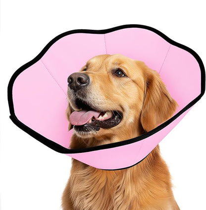 MIDOG Dog Cone Collar After Surgery, Soft Dog Cone Alternative to Stop Licking,Adjustable Elizabethan Recovery Cones for Small to Large Sized Dogs