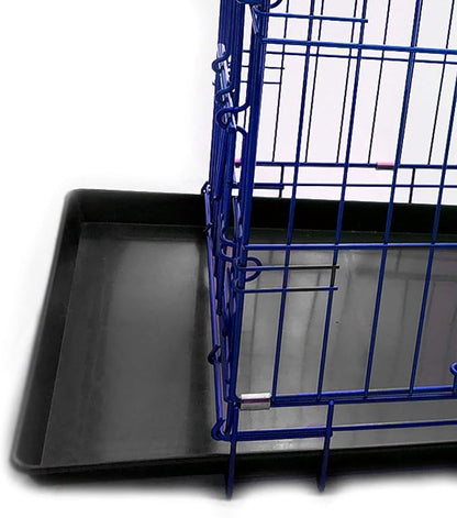 PET Expressions Luxury Colorful 48 Inch Foldable Dog Crate with 2 Doors | Free Training Ebook and Pet Calming Music | 3 Colors & 3