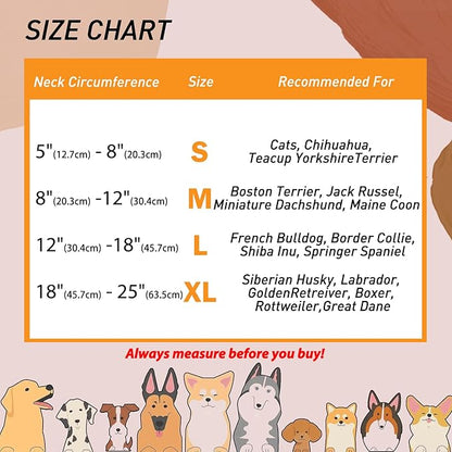Inflatable Dog Cone Collar-Soft Protective Cone for Dogs After Surgery,Dog Donut Collar for Large Medium Small Dogs and Cats (Purple Gray,Small)