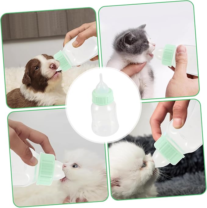 Small Pet Feeding Bottles Pet Nurser Soft Nipple Kitten Milk Feeder for Dog Supplies