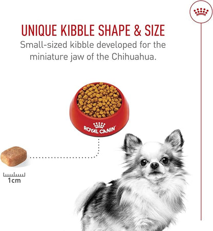 Royal Canin Chihuahua Adult Breed Specific Dry Dog Food, 10 Pounds. Bag
