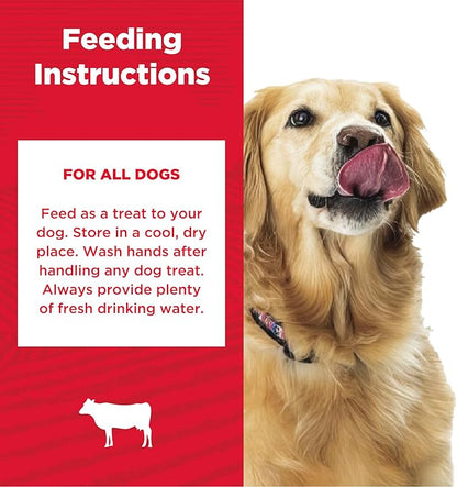 Country Kitchen Rawhide Free Beef Twists Dog Chews, Made with Real Beef, Highly Digestible, Gluten Free, 9 Count