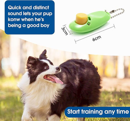 BAAPET 15/20/30/50/100 ft Long Dog Training Leash with Clickers for Small, Medium and Large Dogs or Cats (30 Feet, Springgreen)