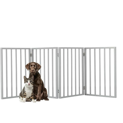 PETMAKER 4-Step Foldable Dog & Cat Stairs for Beds, Couches, Cars – Portable Indoor Outdoor Pet Steps for Small Dogs, Puppies, Kittens & Senior Pets, Lightweight Design, Carpeted Pads (Gray)