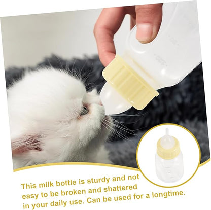 HANABASS Pet Nursing Bottle Kit for Puppies and Kittens Durable Feeding Bottle with Soft Nipple for Safe Drinking Small Animal Milk Feeder for Rabbits and Pets