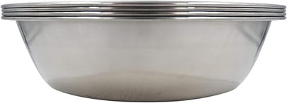 Stainless Steel Dog & Cat Bowls - 4-Pack