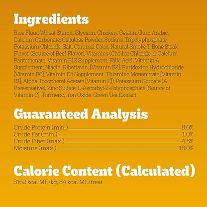 Pedigree Dentastix Dog Dental Treats, Large Breed Dog Treats, Beef Flavor, 2.08 lb. Bag (40 Treats Total)