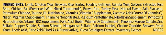 Nature′s Recipe Lamb, Barley & Brown Rice Recipe Dry Dog Food, 24 lb. Bag