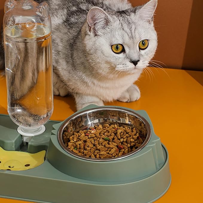 Pet Food Bowl Small Dog Feeder Water Feeding Dog Storage Anti-Skid Dogs Dishware Bowls for Food and Water Automatic