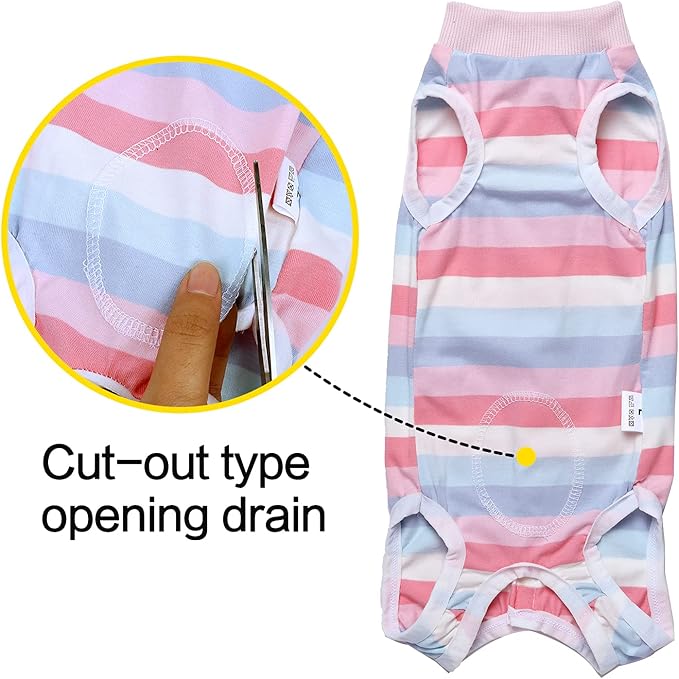 Coppthinktu Recovery Suit for Dogs Dog Onesie for Surgery, Dog Surgery Recovery Suit for Small Medium Dogs, E-Collar Alternative Anti Licking Abdominal Wounds Pet Surgery Recovery Neuter Suit
